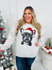 Jolly French Bulldog Graphic Crewneck Sweatshirt