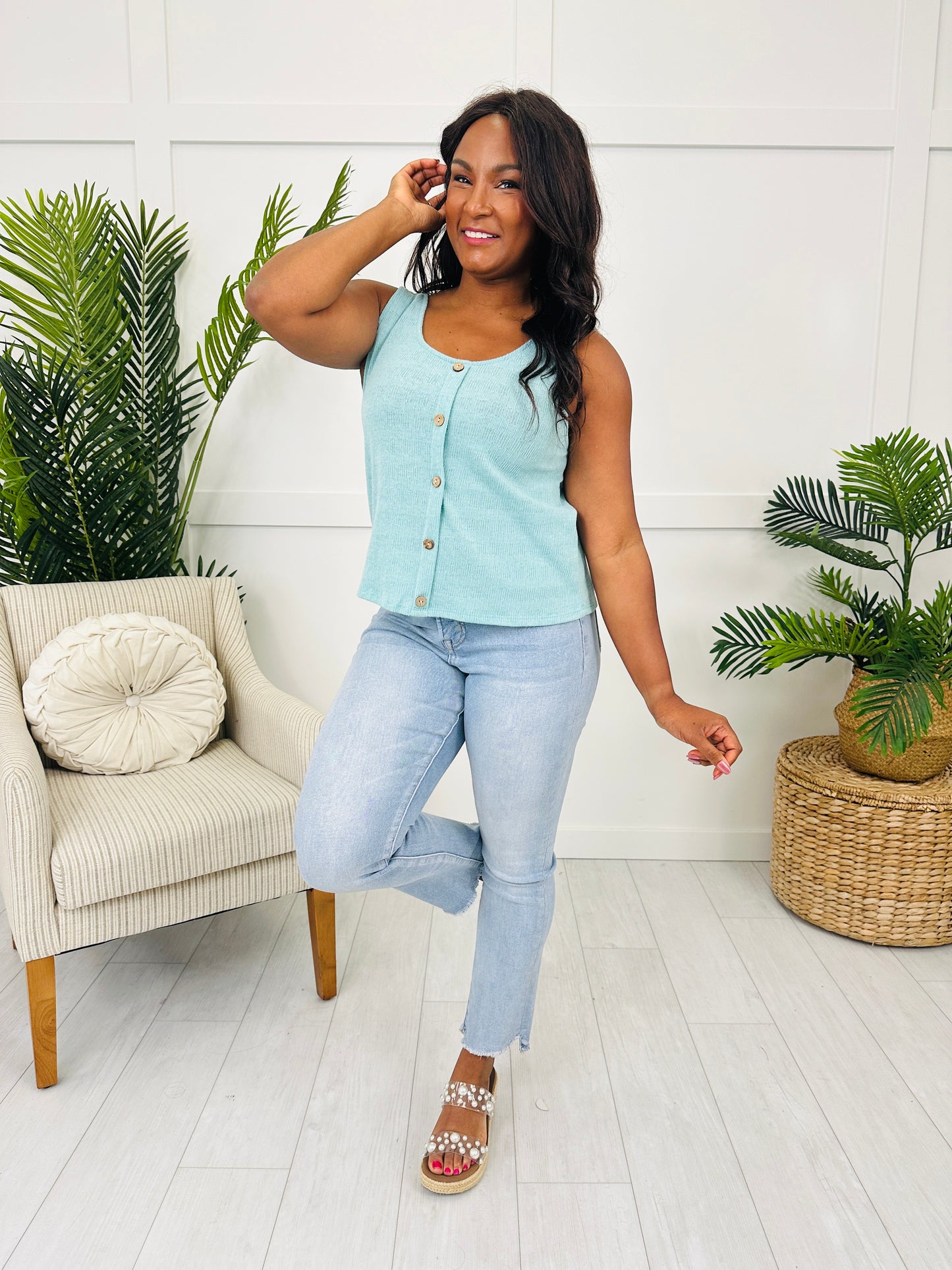 Simple Meets Sweet Tank Top- Multiple Colors!