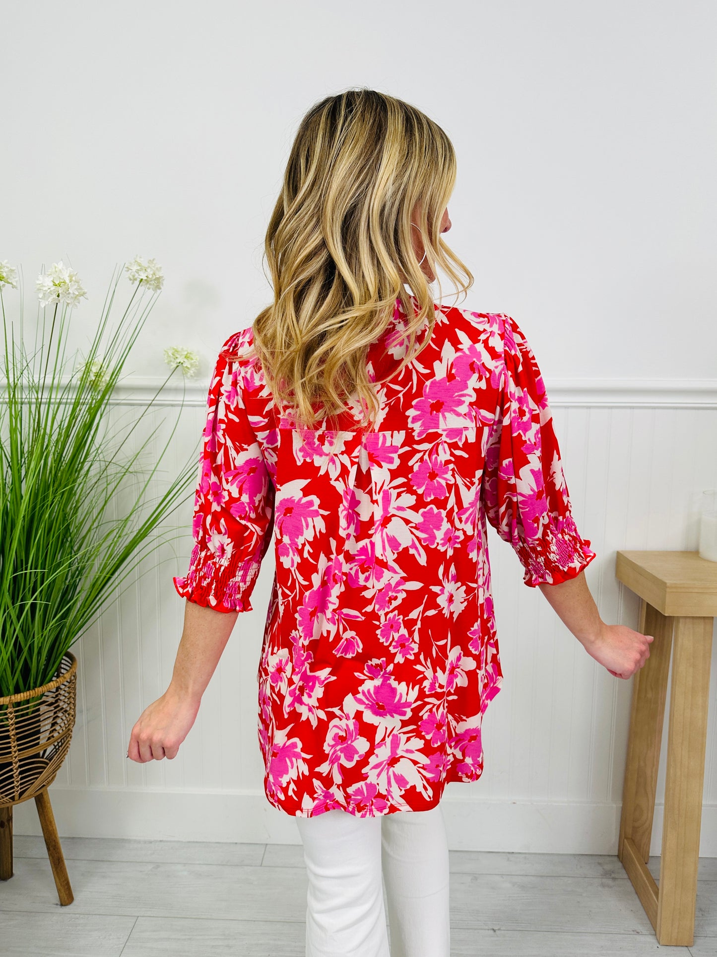 Step Into Spring Top in Kiawah Print