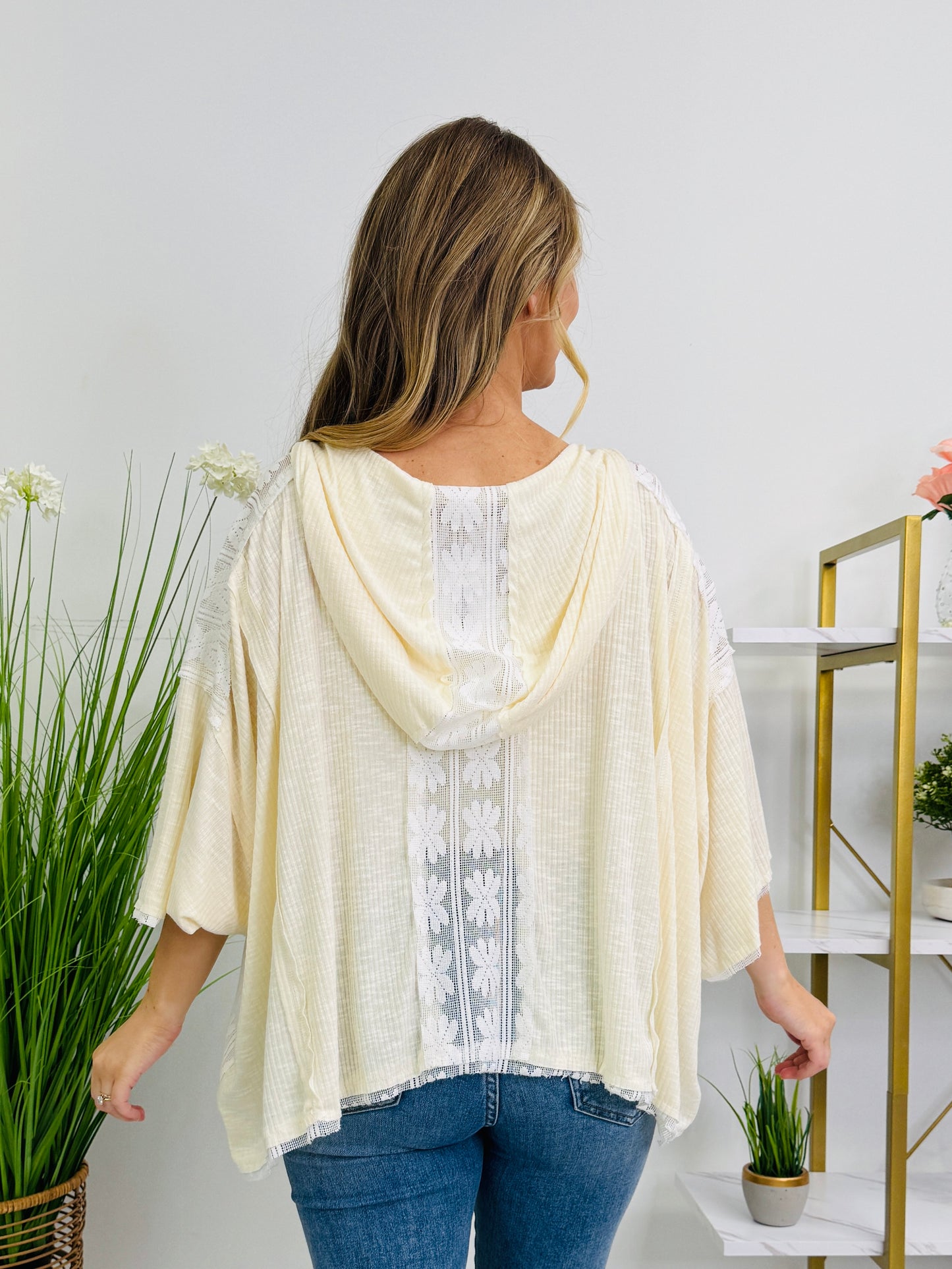 When Comfort Calls Pullover in Cream