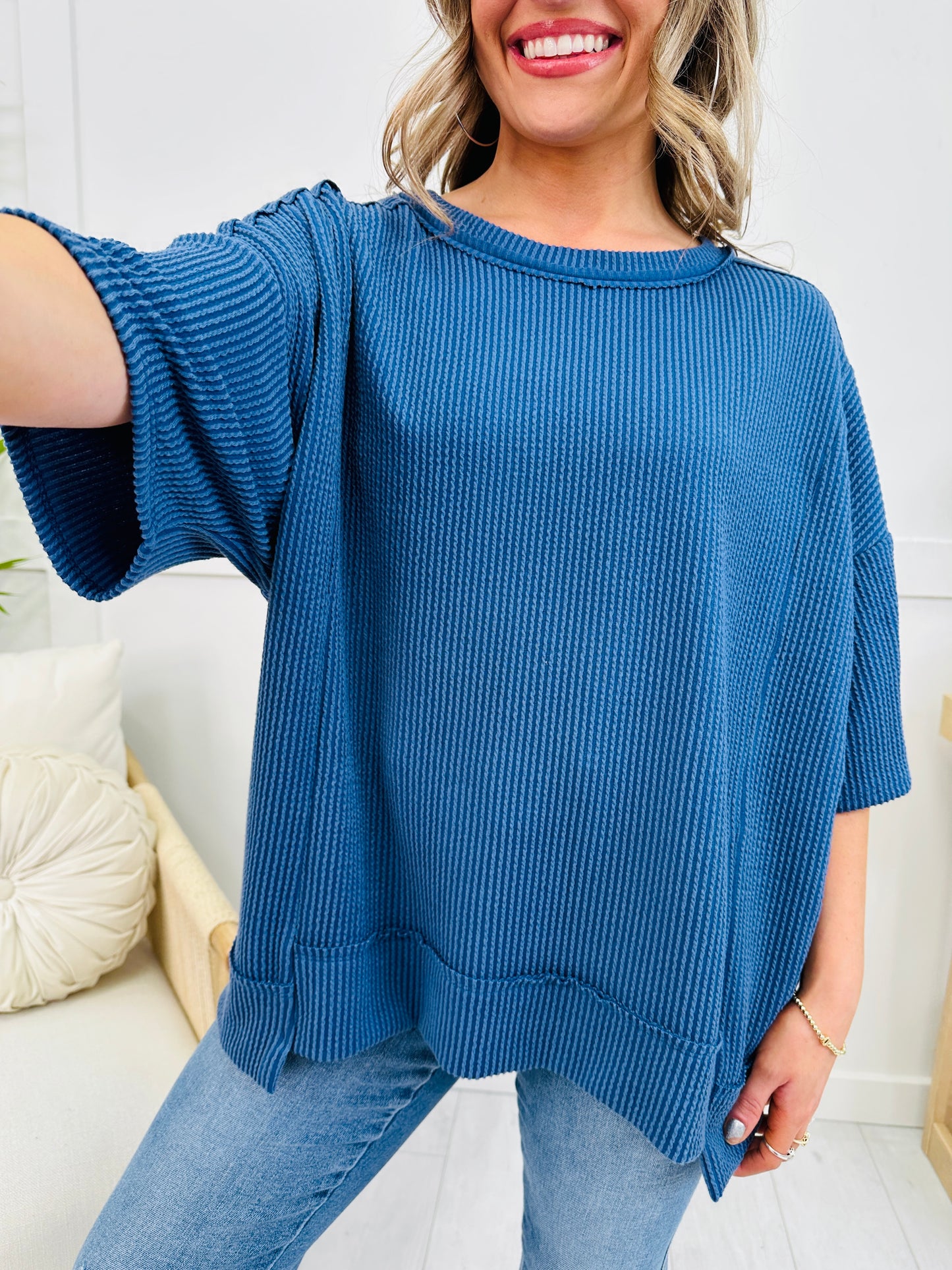 REG/CURVY Easy Living Pullover- Multiple Colors!