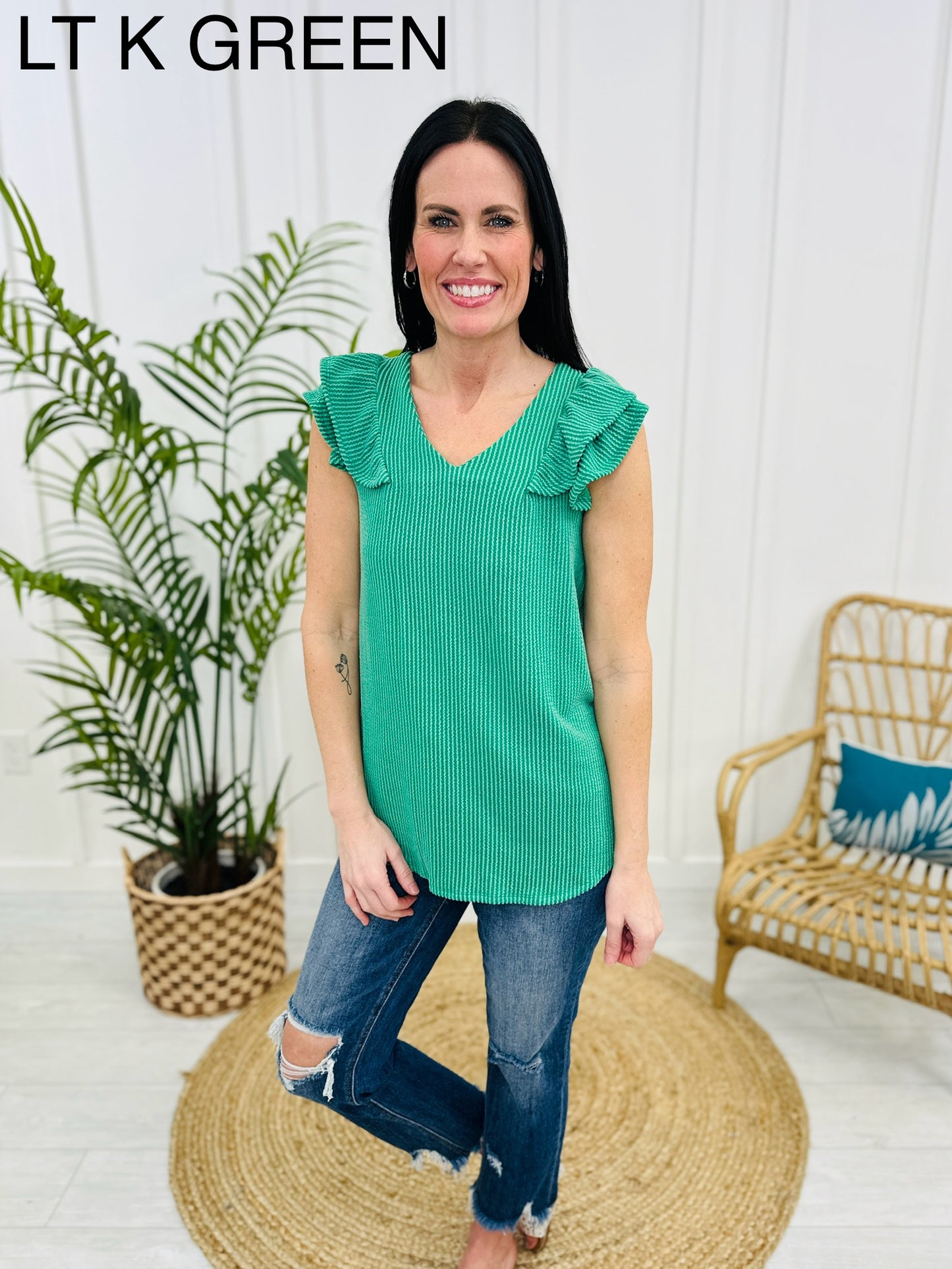 DOORBUSTER! Along The Right Path Top- Multiple Colors!
