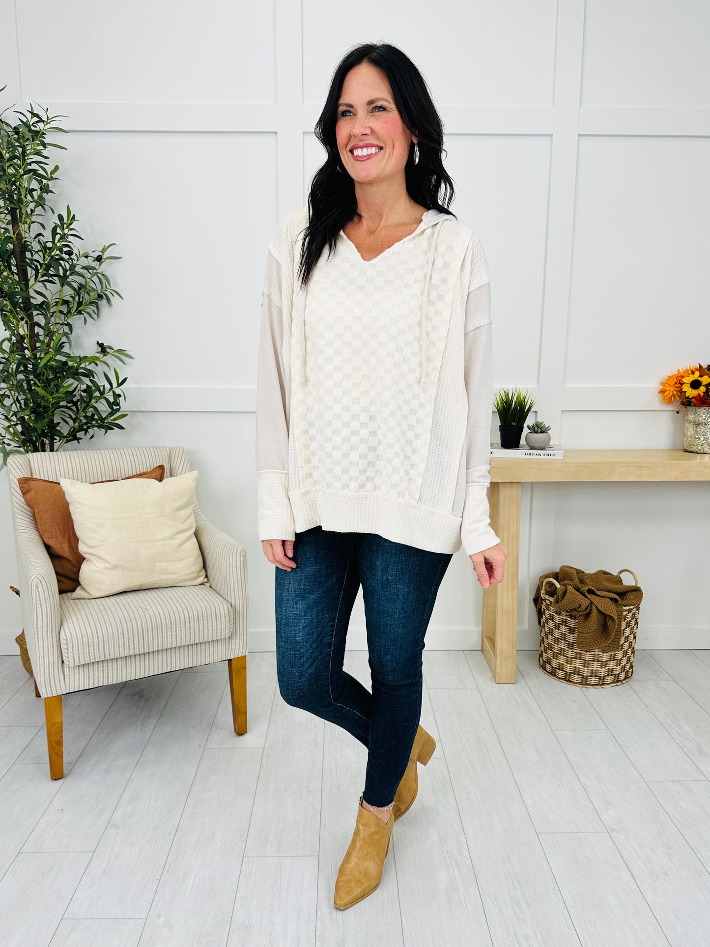 Patterned Perfection Hoodie- Multiple Colors!