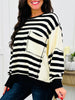Downtown Stripe Pocket Top In Multiple Colors