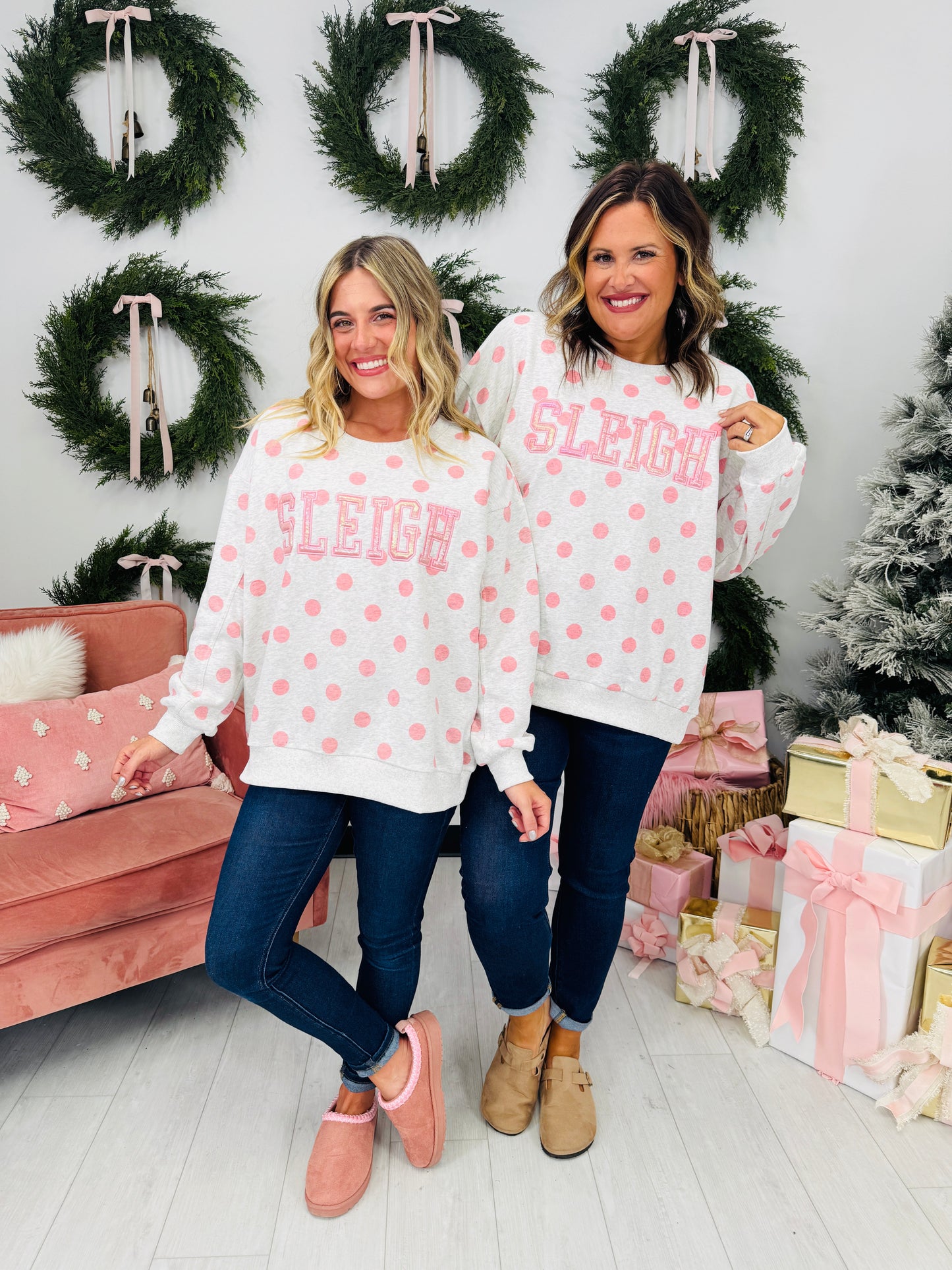 Sleigh The Holiday Crewneck