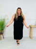 Better Than Basic Midi Dress in Black