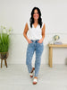 Dreaming of Daisies Tummy Control Straight Jeans