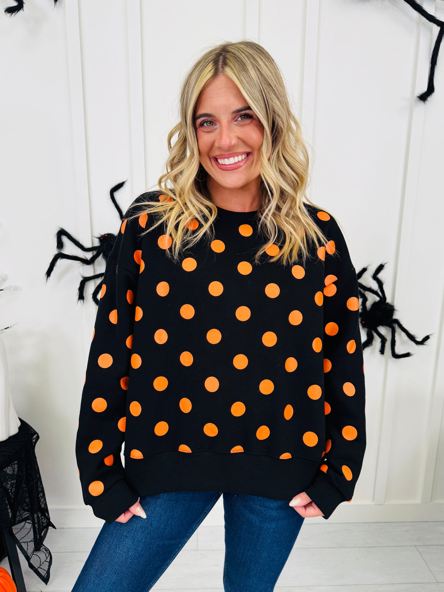 Dot After Dark Pullover