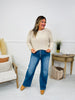 Go Into Detail Tummy Control Wide Leg Jeans