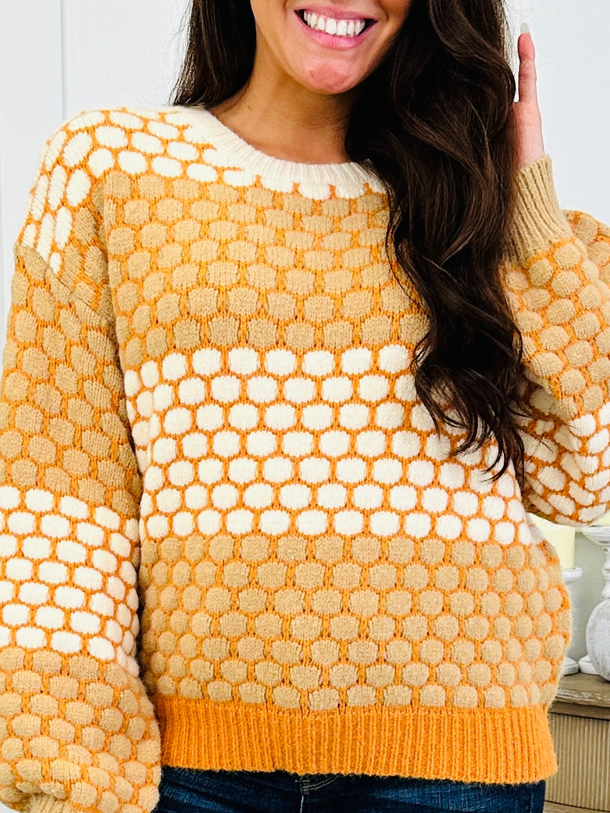Honeycomb Sweater
