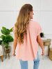 Blush Drift Button Up Top