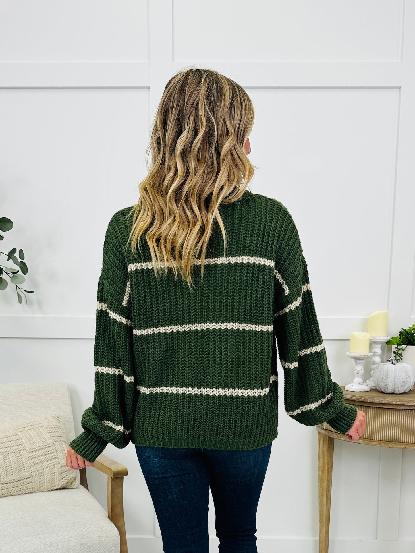 Made Our Own Light Sweater In Army Green