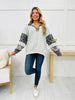Put In Your Place Pullover In H Grey