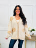 Daisy Chain Cardigan In Soy Latte