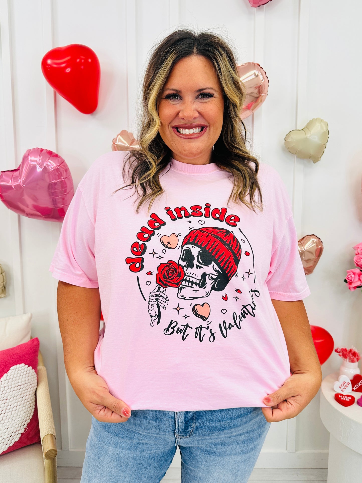 Dead Inside But It’s Valentine’s Graphic Tee