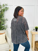 Sheer Melody Top in Ashed Black