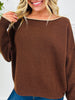 The Espresso Lane Top In Brown