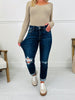 Judy Blue Walk This Way Slim Straight Leg Jeans in Reg/Curvy