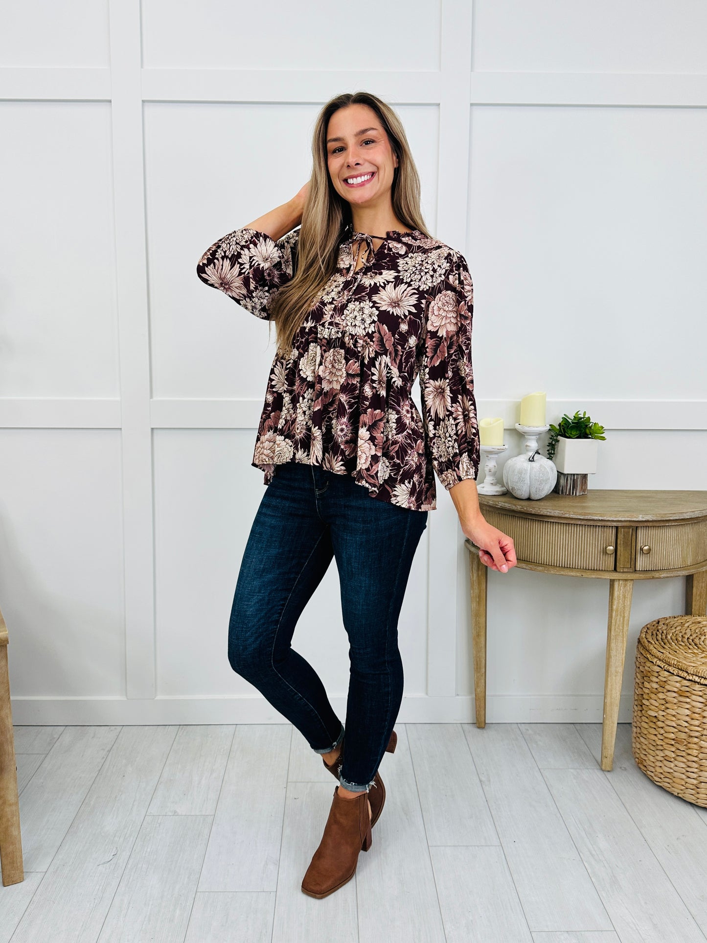 Plum Petals Top