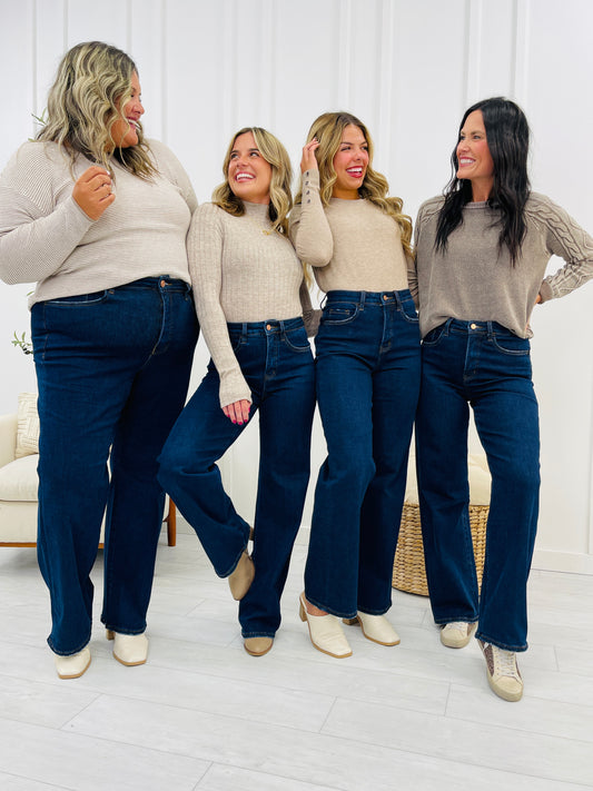 Lovervet Straight To the Point Tummy Control Straight Jeans in Reg/Curvy