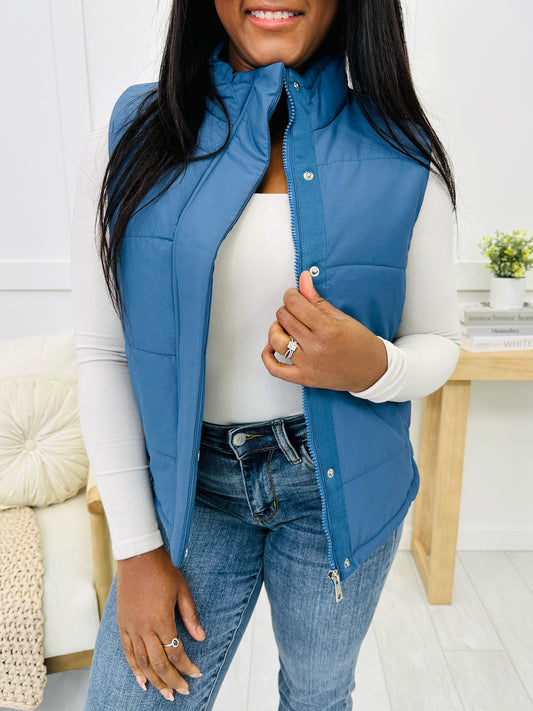 DOORBUSTER! The Cozy Cabin Vest- Multiple Colors!