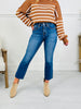 Falling Fast Kick Flare Tummy Control Jeans