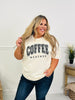 Coffee Weather Graphic Tee in Ivory
