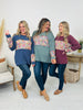 Fall Flowers Top-- Multiple Colors!