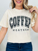 Coffee Weather Graphic Tee in Ivory