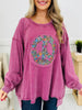 Peaceful Petals Pullover- Multiple Colors!