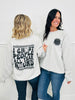 Ghost People All Year Round Graphic Crewneck Sweatshirt