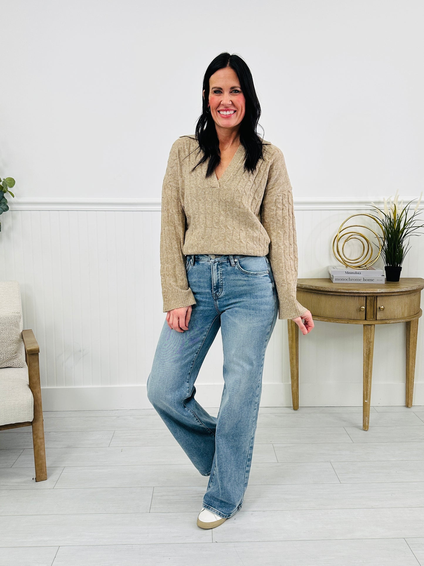 Fit Just Right Wide Leg Jeans With Tummy Control in Four Inseams