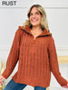 REG/CURVY Cozy Crush Chenille Zip Up Sweater- Multiple Colors!