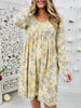 Whispering Meadow Dress in Butter Yellow