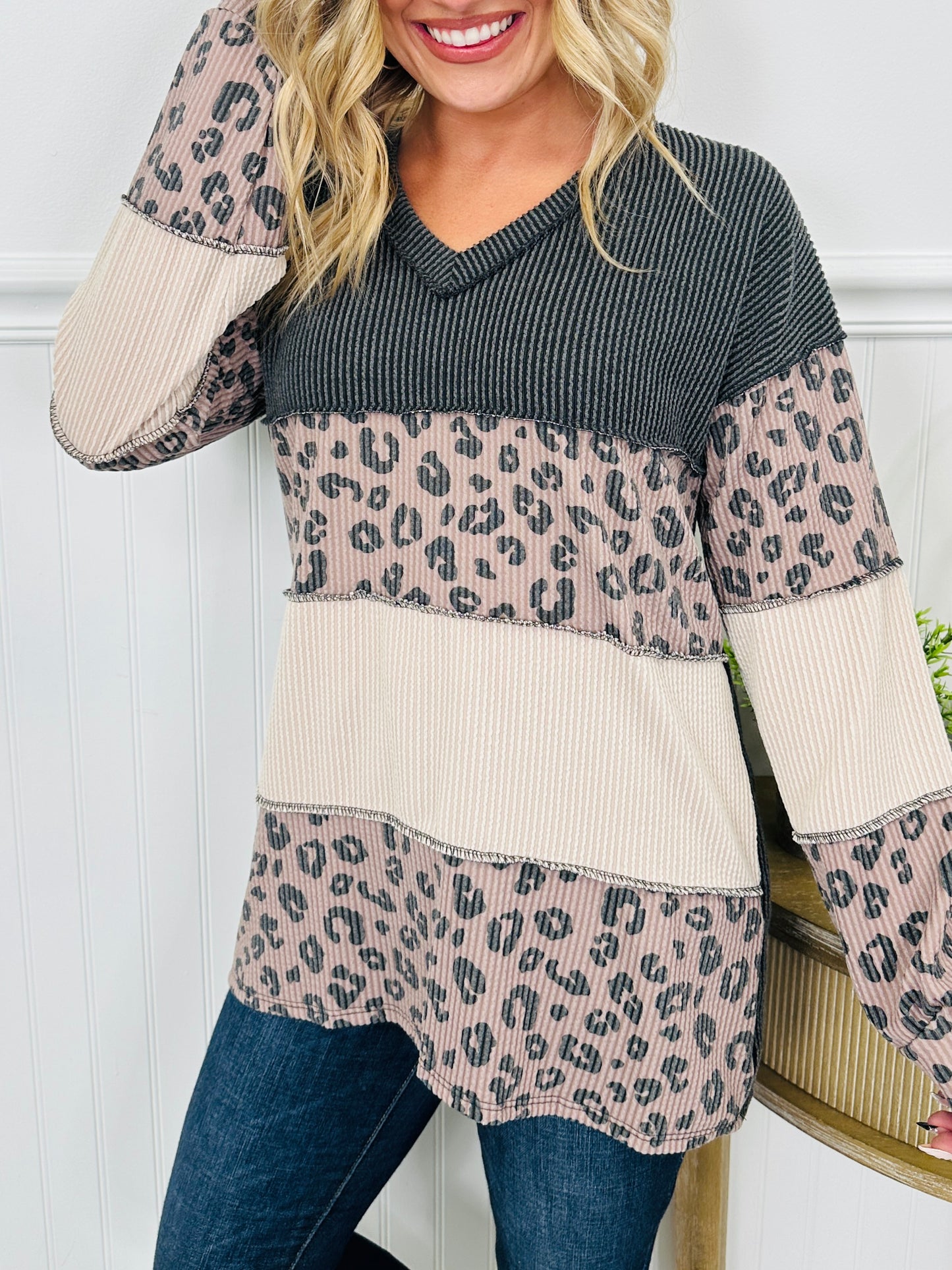 Leopard On Repeat Top- Multiple Colors!