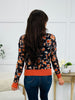Forever In Bloom Cardigan In Navy