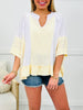 Friday Feels Top In Ivory Cream