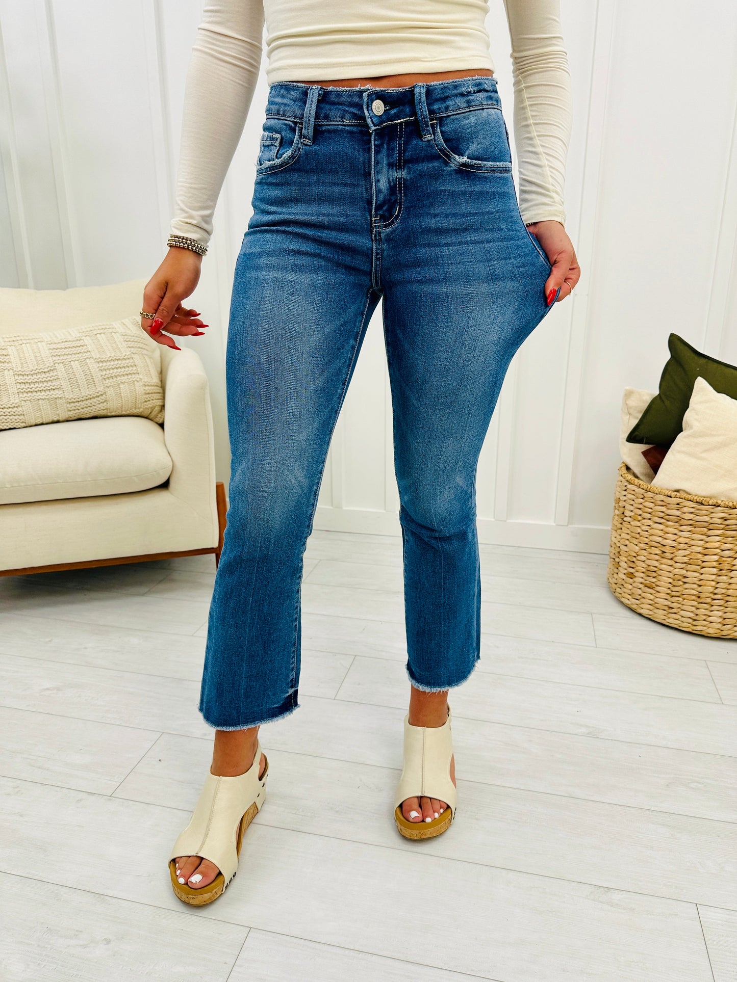 Lovervet Flare Share Kick Flare Jeans in Reg/Curvy