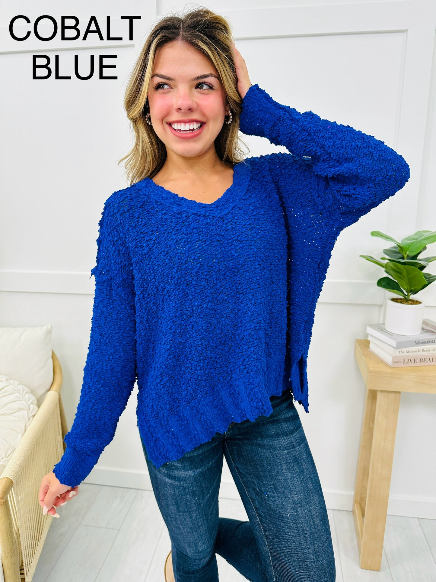 REG/CURVY Essential Ease Sweater- Multiple Colors!