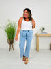 Summer Mood Cropped Wide Leg Jeans