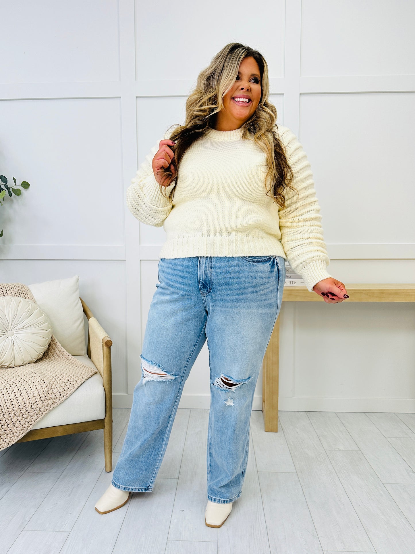 Judy Blue Back in the Groove Rigid Magic 90's Straight Leg Jeans in Reg/Curvy