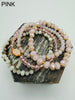 Stretchy Beaded Bracelet Set- Multiple Colors!