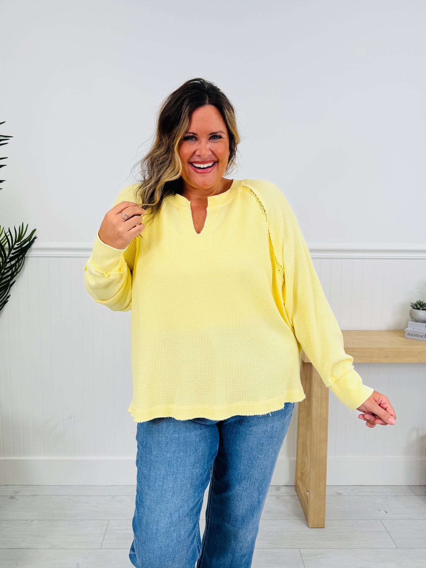 Spring Simplicity Garment Dyed Top in Three Colors