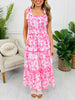 Petals And Promises Dress in Pink/Ivory