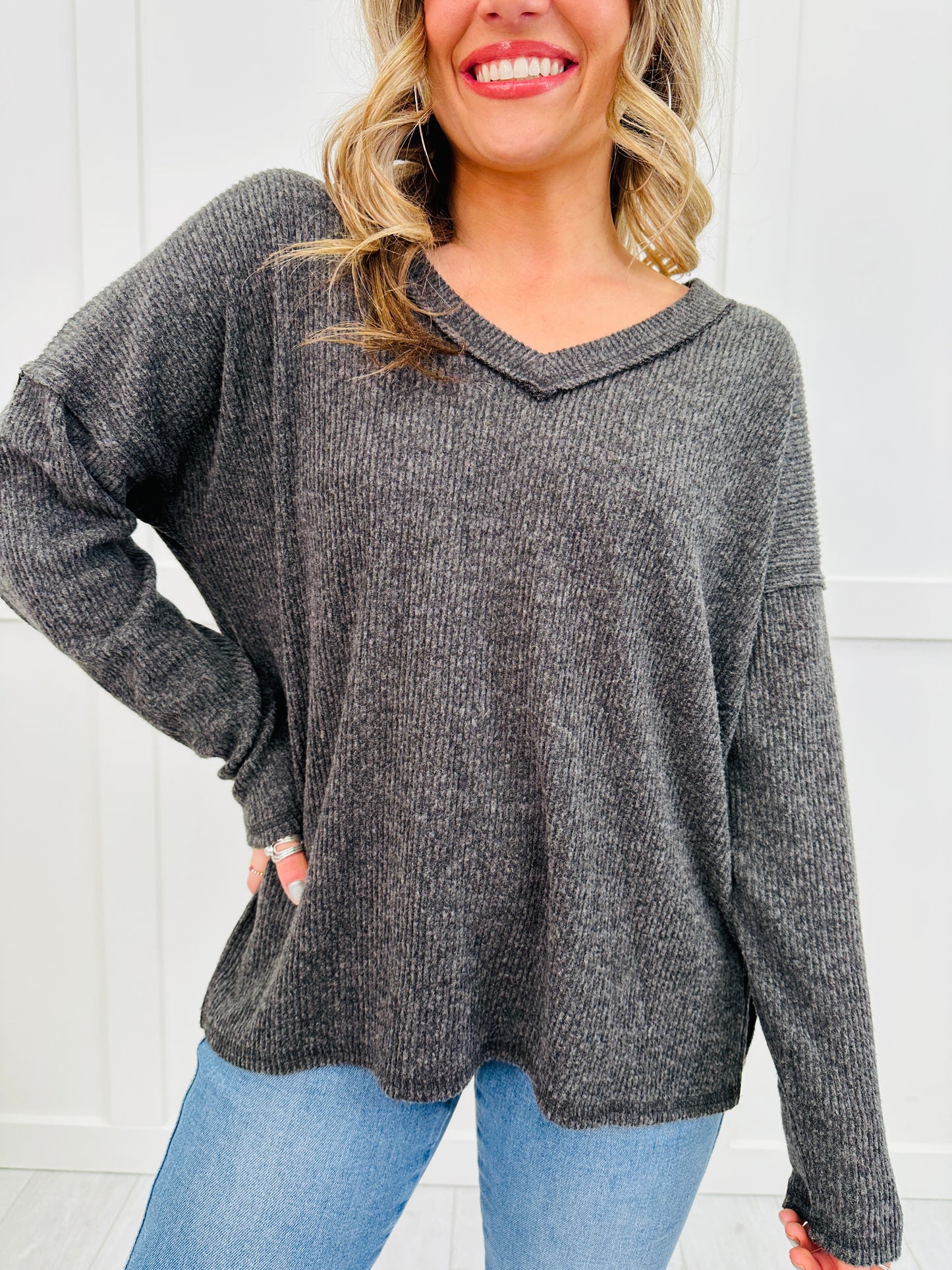 DOORBUSTER! REG/CURVY All Day Ease Top- Multiple Colors!