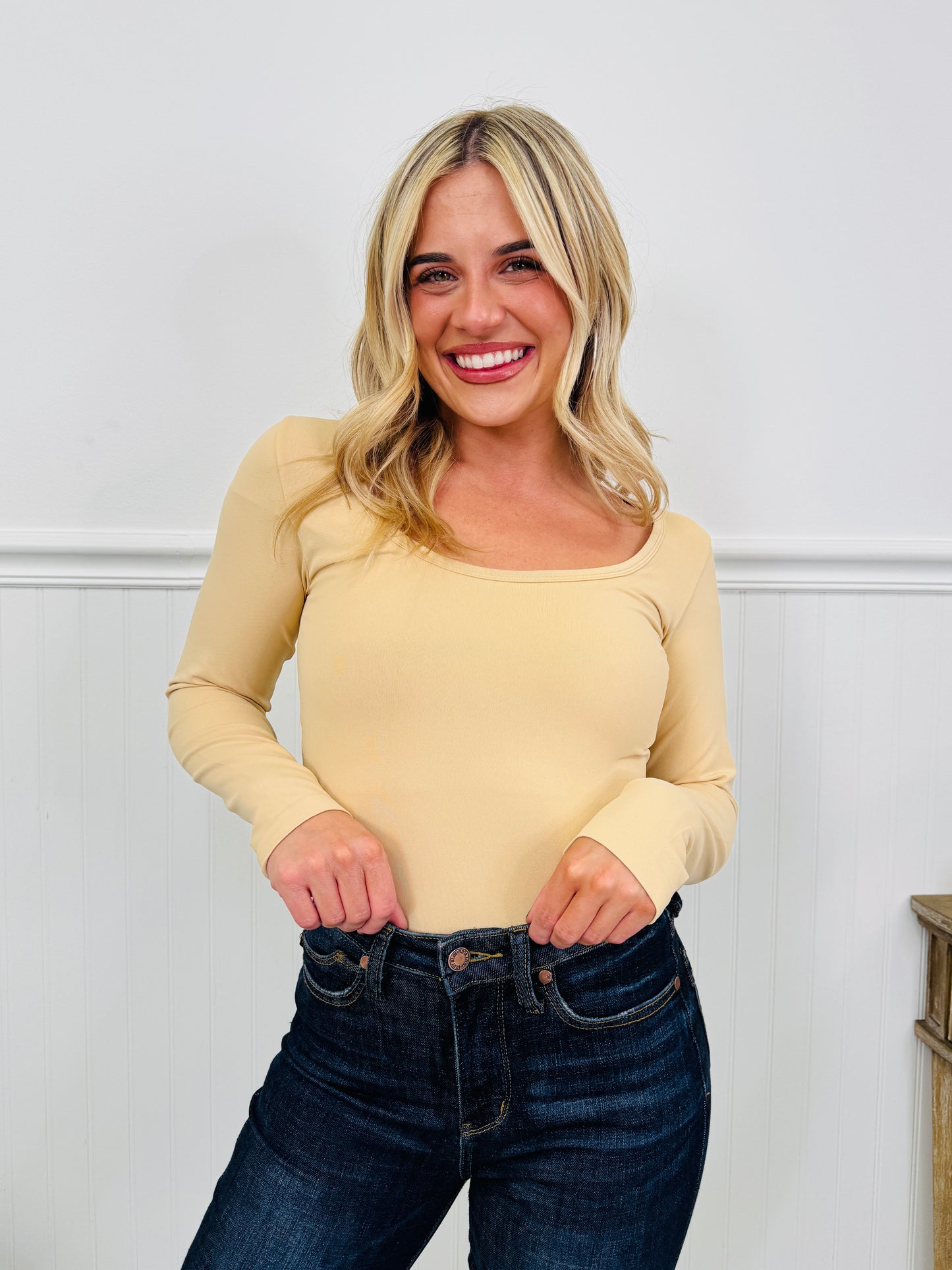 The Seamless Scoop Top In Multiple Colors
