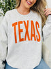 Texas Reversible TX Graphic Crewneck Sweatshirt