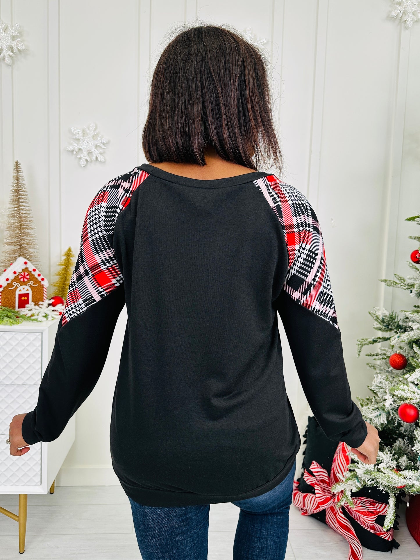 Flannel Kissed Evenings Top