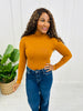 Seamless Mock Neck Long Sleeve Shapewear Top- Multiple Colors!