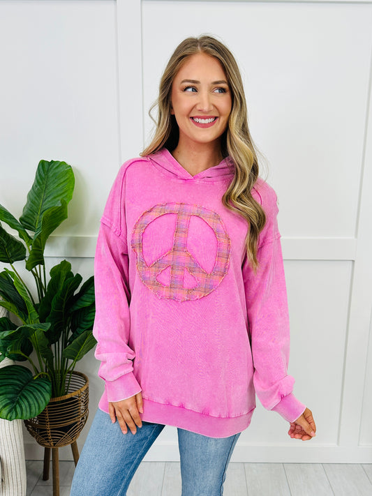 Peace Mode Sweatshirt in Pink